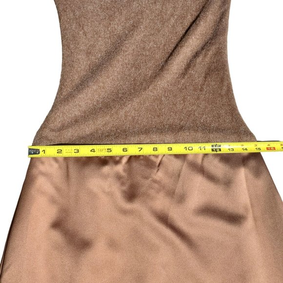 Vintage Jim Hjelm Occasions Tan/Brown Evening Gown with Cardigan Size 4 - Picture 12 of 16